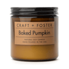 Craft + Foster Candle 12oz Baked Pumpkin - Natural Soy Wax Candle