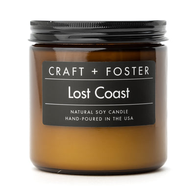 Craft + Foster Candle 12oz Lost Coast - Natural Soy Wax Candle