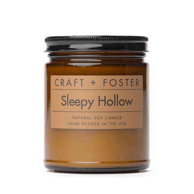 Craft + Foster Candle 8oz Sleepy Hollow - Natural Soy Wax Candle
