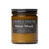 Craft + Foster Candle 8oz Vetiver Woods - Natural Soy Wax Candle