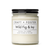 Craft + Foster Candle 8oz Wild Fig & Ivy - Natural Soy Wax Candle