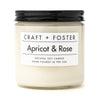 Craft + Foster Candle Apricot & Rose - Natural Soy Wax Candle